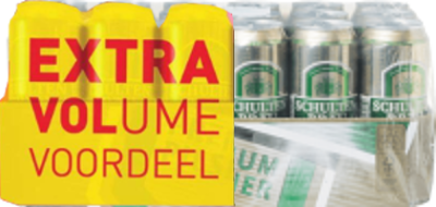 Schultenbrau Pilsener tray met 12 blikjes 0,50 liter